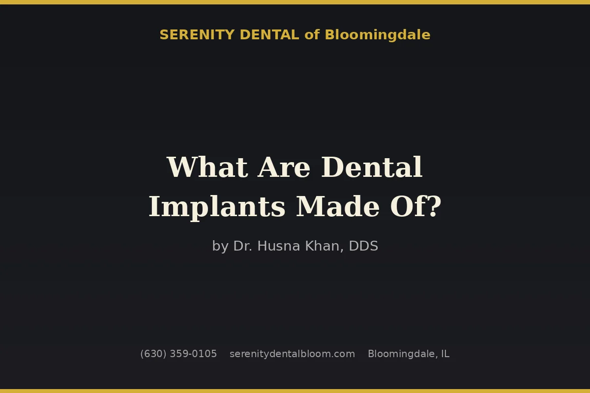 Dr. Husna Khan, DDS -- Serenity Dental of Bloomingdale