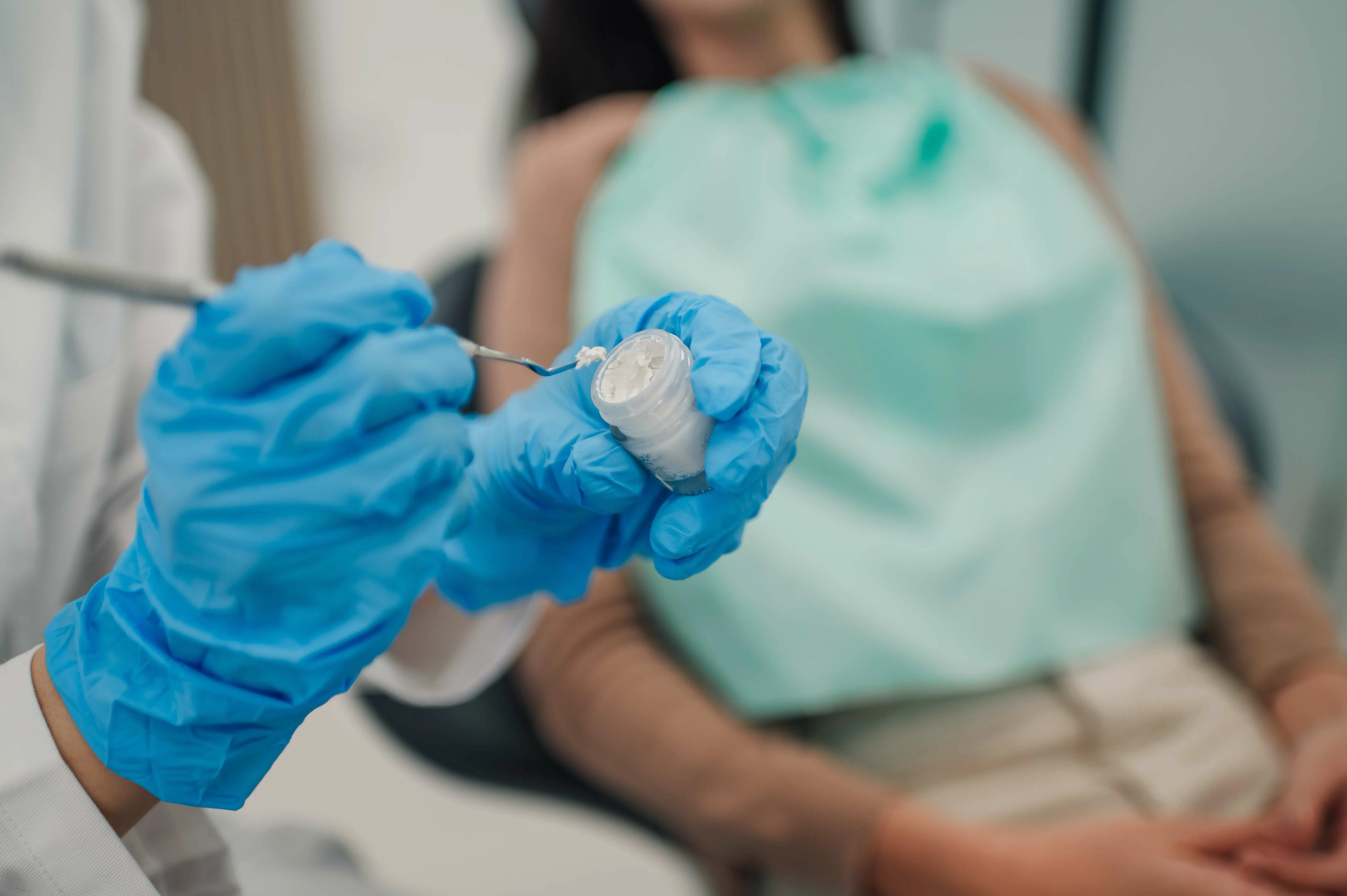 Tooth-colored composite dental filling at Serenity Dental of Bloomingdale